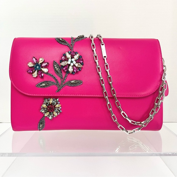 Dior Handbags - •••SOLD•••$6000 Auth Christian Dior Vif Runway Embellished Leather Chain Bag